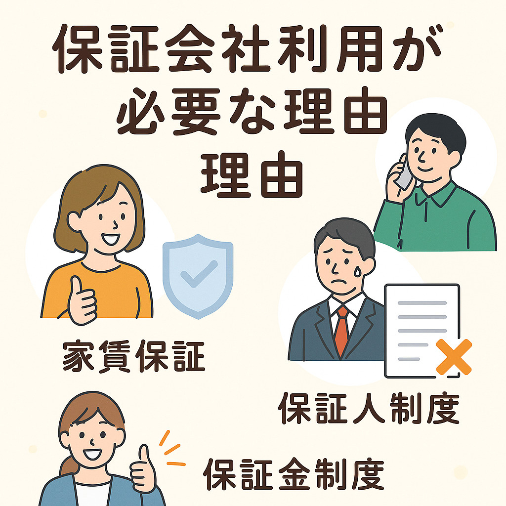 「エステートなごみが解説！保証会社利用が必要な理由」の画像