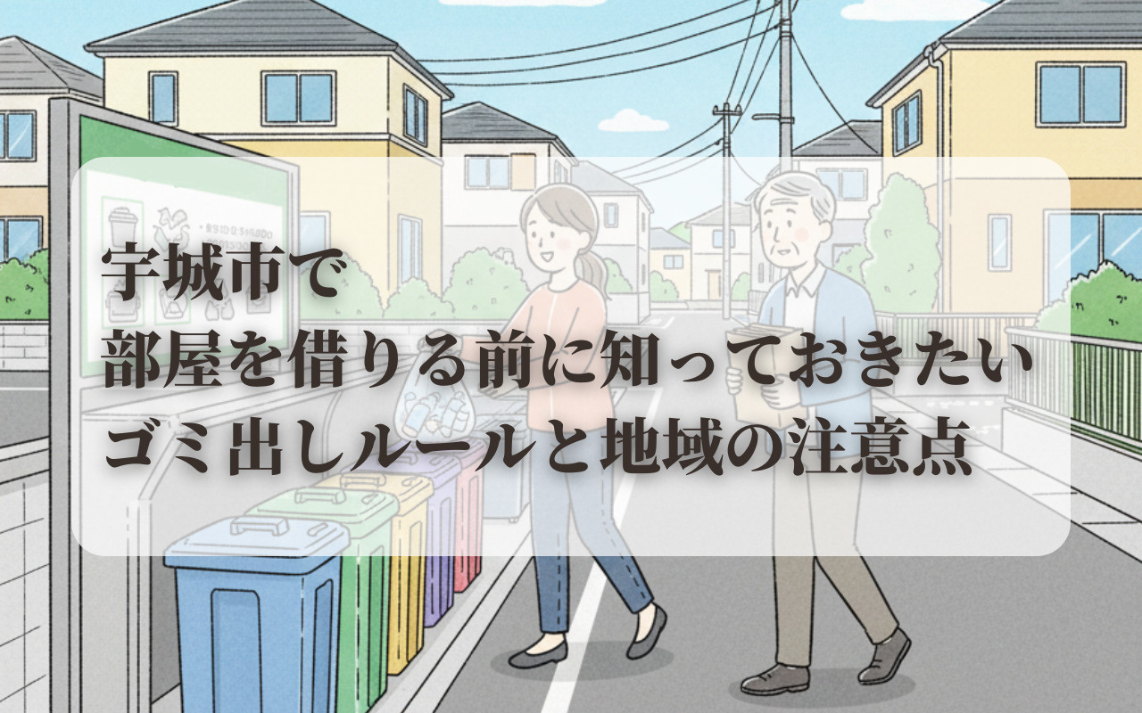 宇城市で部屋を借りる前に知っておきたいゴミ出しルールと地域の注意点の画像