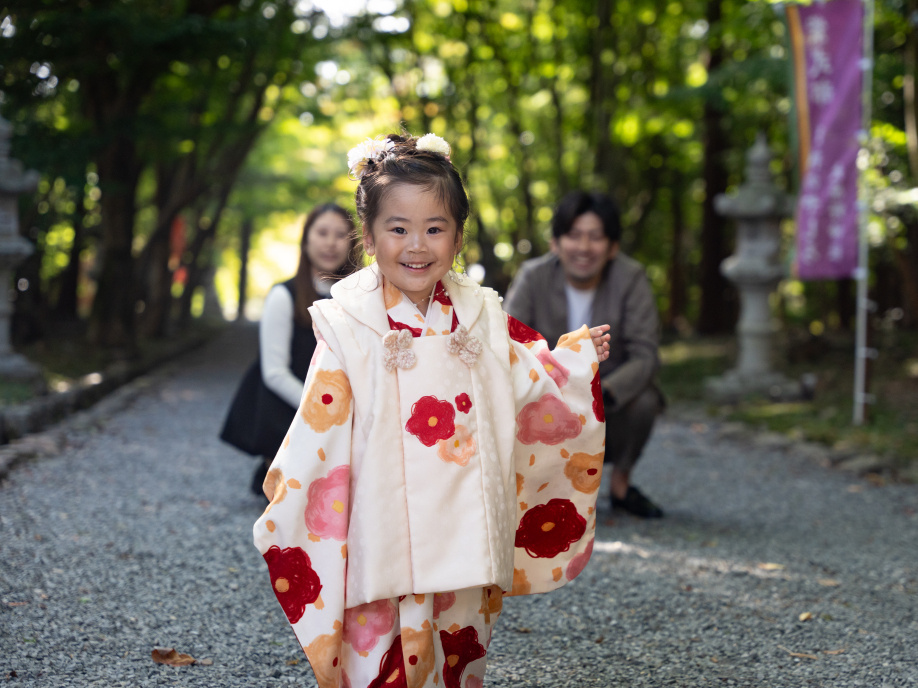七五三ロケーション撮影の画像