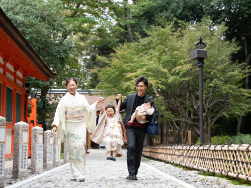 七五三ロケーション撮影の画像