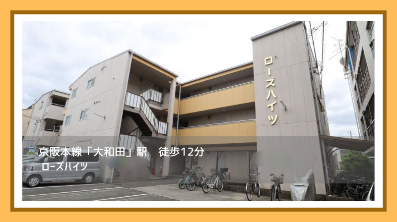 【ローズハイツ】大阪府守口市藤田町の画像