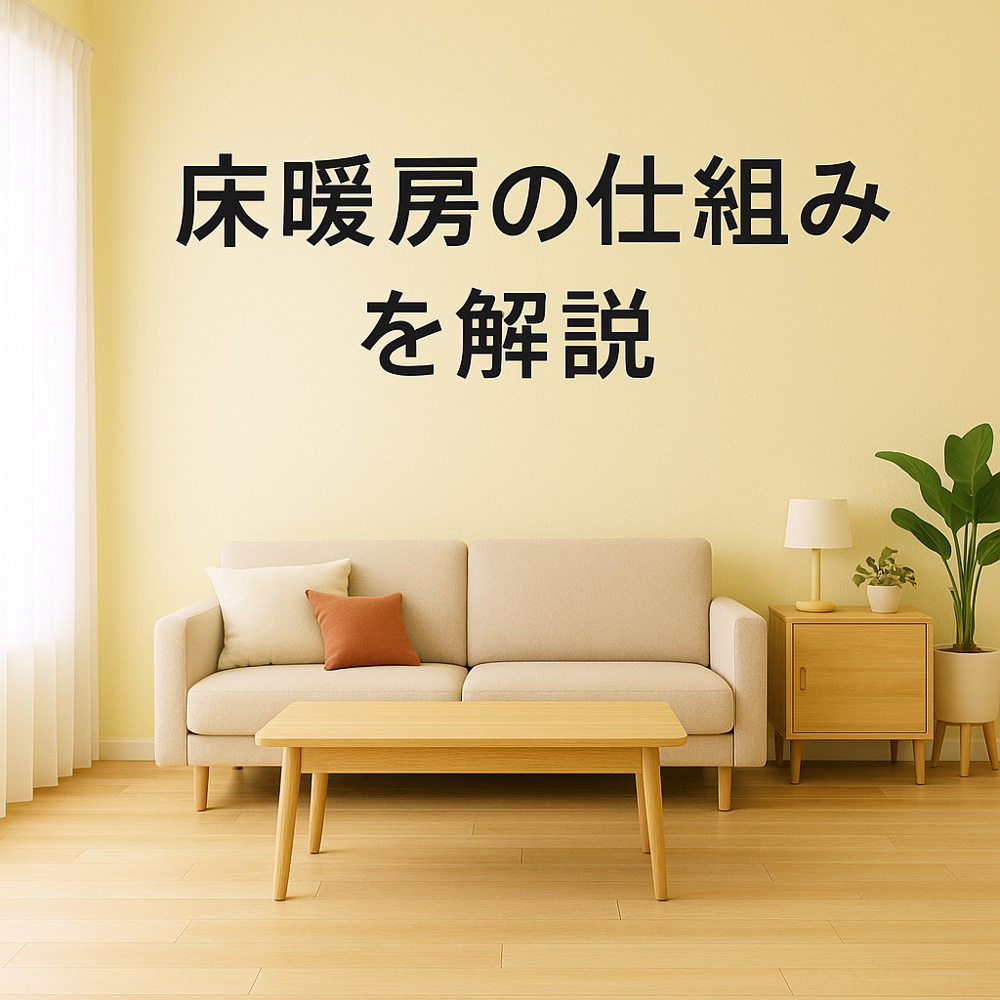 床暖房の仕組みを解説！快適な暮らしを支える温もりの秘密～名古屋 My賃貸～の画像