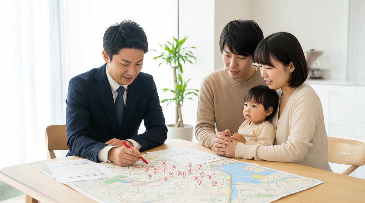 芦屋の保活について相談する夫婦