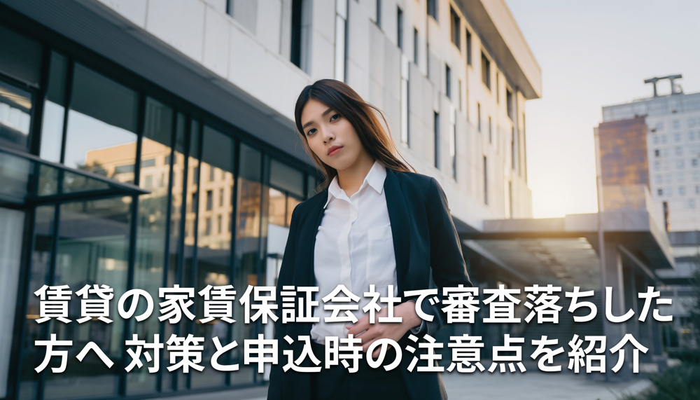 賃貸の家賃保証会社で審査落ちした方へ 対策と申込時の注意点を紹介の画像