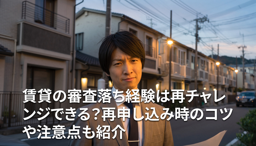 賃貸の審査落ち経験は再チャレンジできる？再申し込み時のコツや注意点も紹介の画像