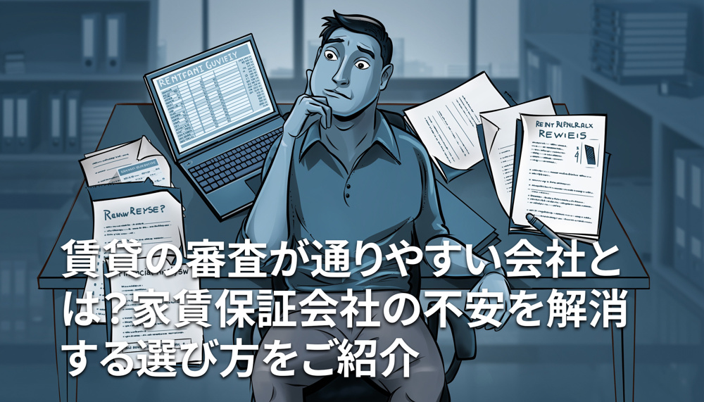 賃貸の審査が通りやすい会社とは？家賃保証会社の不安を解消する選び方をご紹介の画像