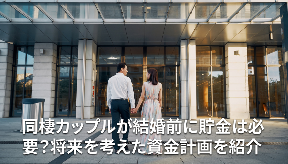 同棲カップルが結婚前に貯金は必要？将来を考えた資金計画を紹介の画像