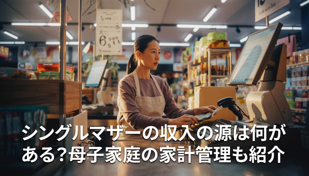 シングルマザーの収入の源は何がある？母子家庭の家計管理も紹介の画像