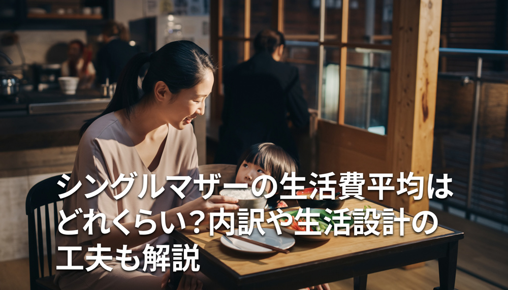 シングルマザーの生活費平均はどれくらい？内訳や生活設計の工夫も解説の画像