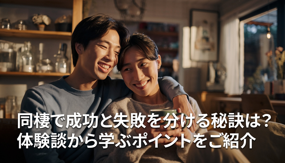 同棲で成功と失敗を分ける秘訣は？体験談から学ぶポイントをご紹介の画像