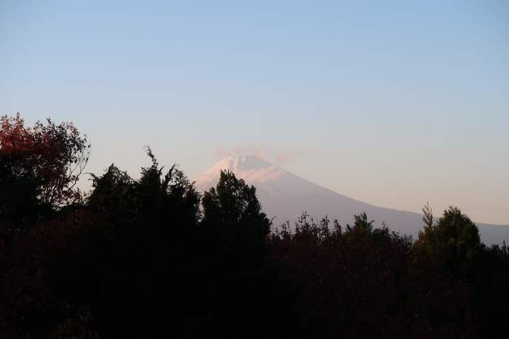 デッキより富士山が眺望できます