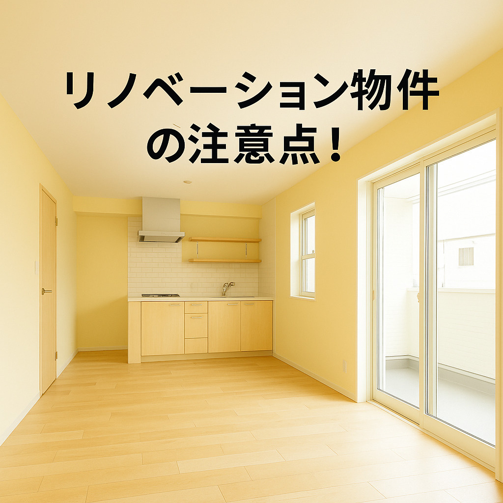 リノベーション物件の注意点!~名古屋 My賃貸~の画像