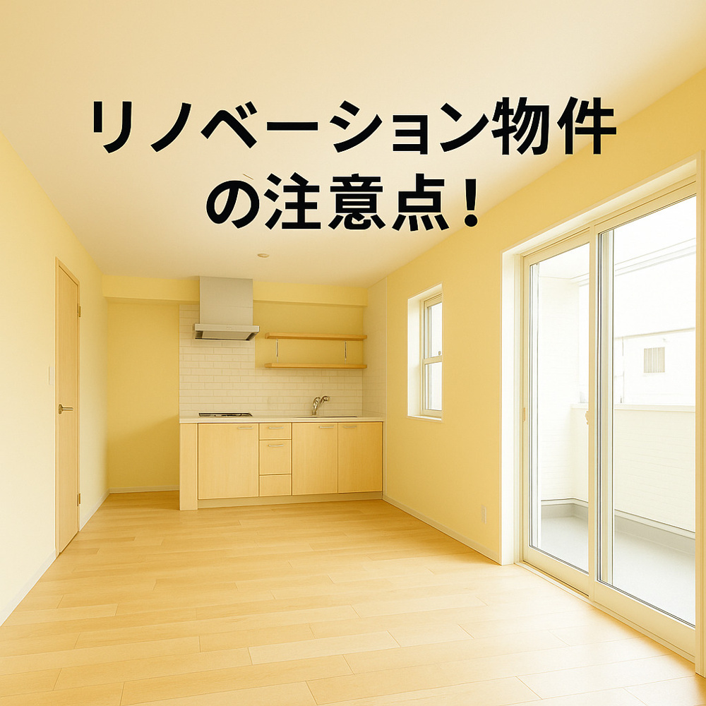 リノベーション物件の注意点！～名古屋 My賃貸～の画像
