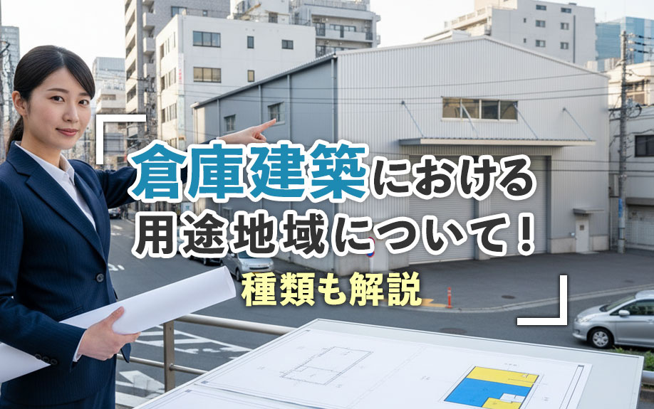 倉庫建築における用途地域について！種類も解説の画像