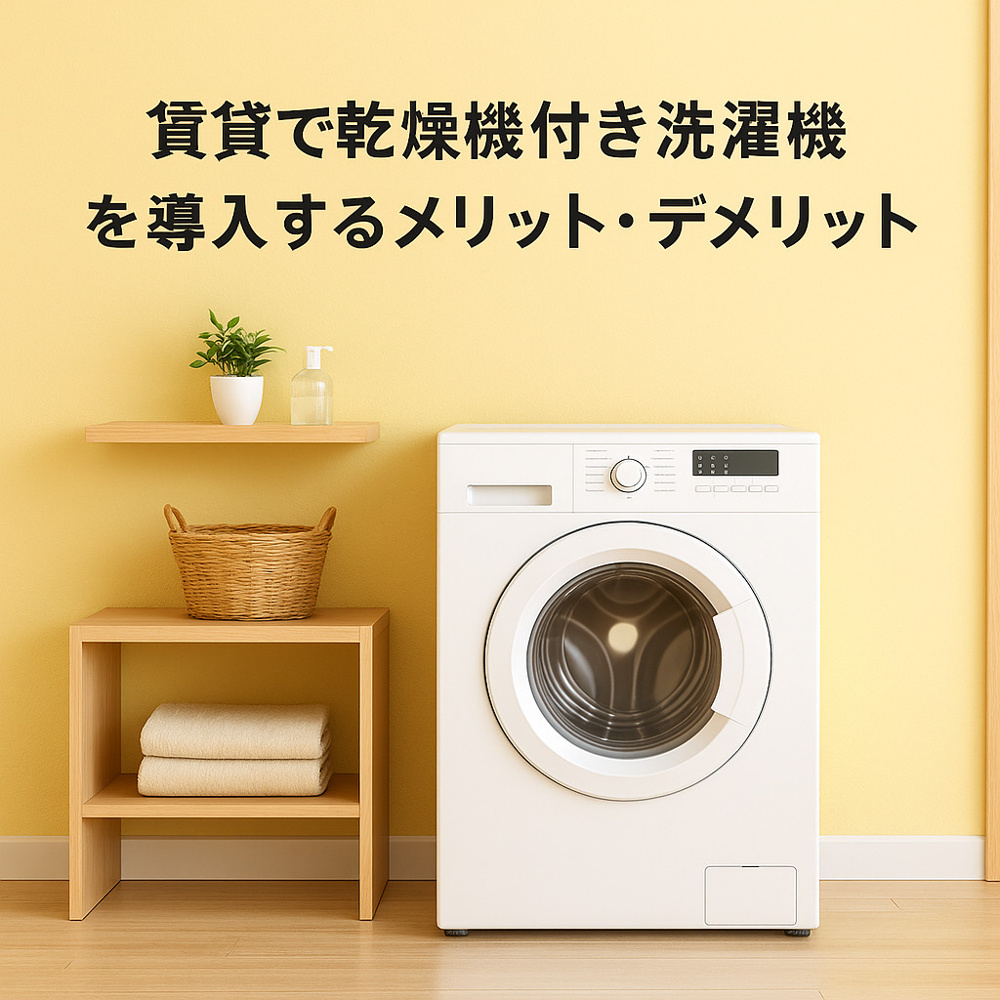 賃貸で乾燥機付き洗濯機を導入するメリット・デメリット～名古屋　My賃貸～の画像