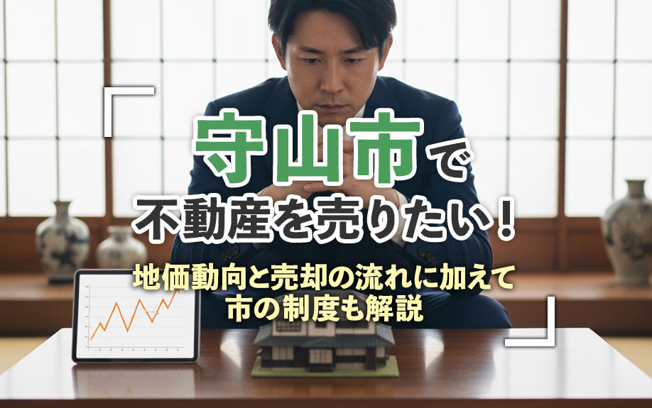 守山市で不動産を売りたい！地価動向と売却の流れに加えて市の制度も解説の画像