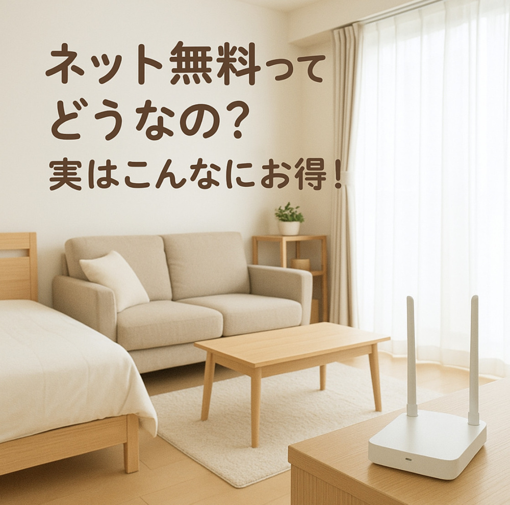 「ネット無料の賃貸、知っておきたいメリット」～名古屋　My賃貸～の画像
