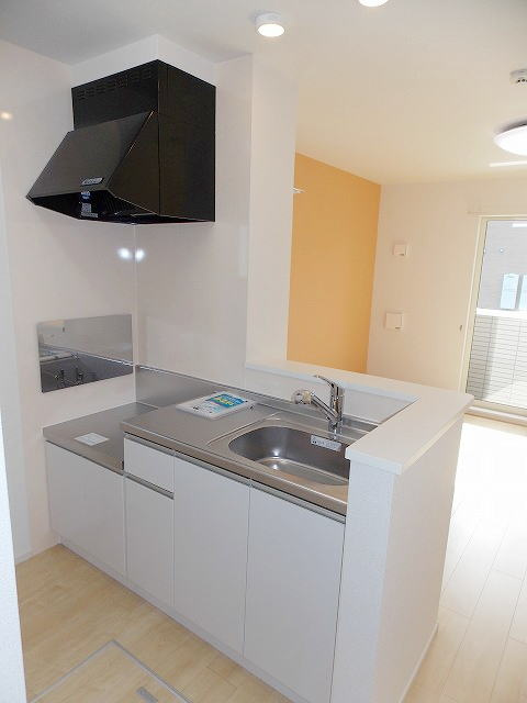 対面式キッチン（ガス2口対応）