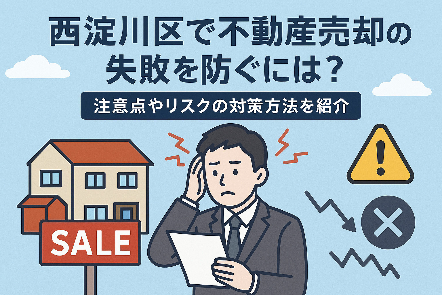 西淀川区で不動産売却の失敗を防ぐには？注意点やリスクの対策方法を紹介の画像