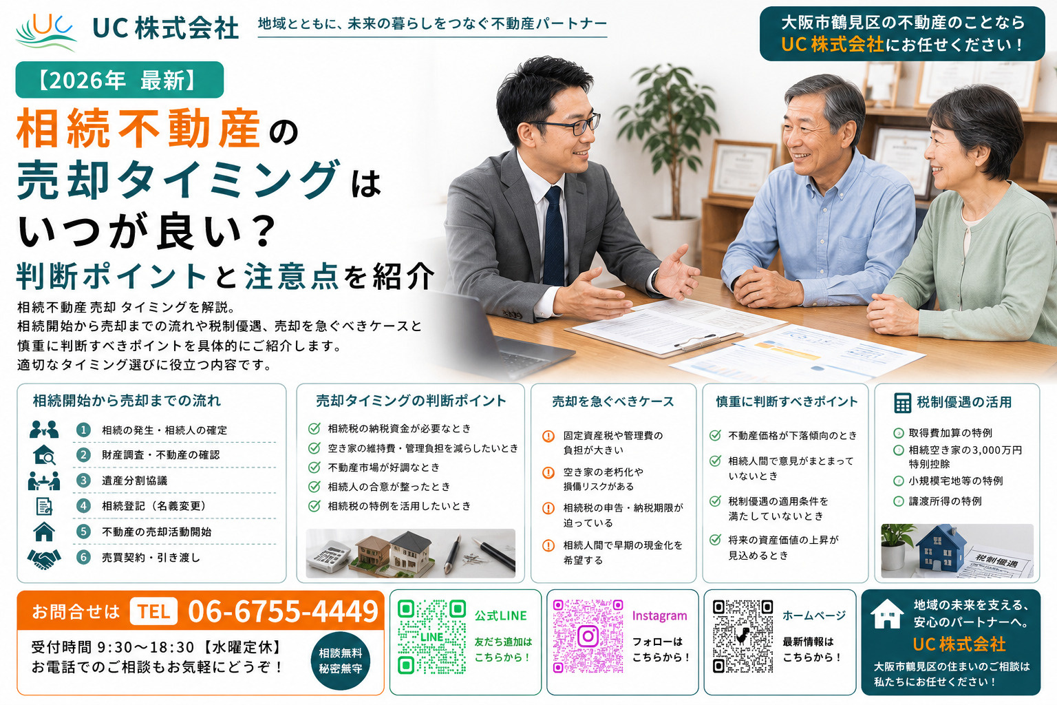 相続不動産の売却タイミングはいつが良い？判断ポイントと注意点を紹介の画像