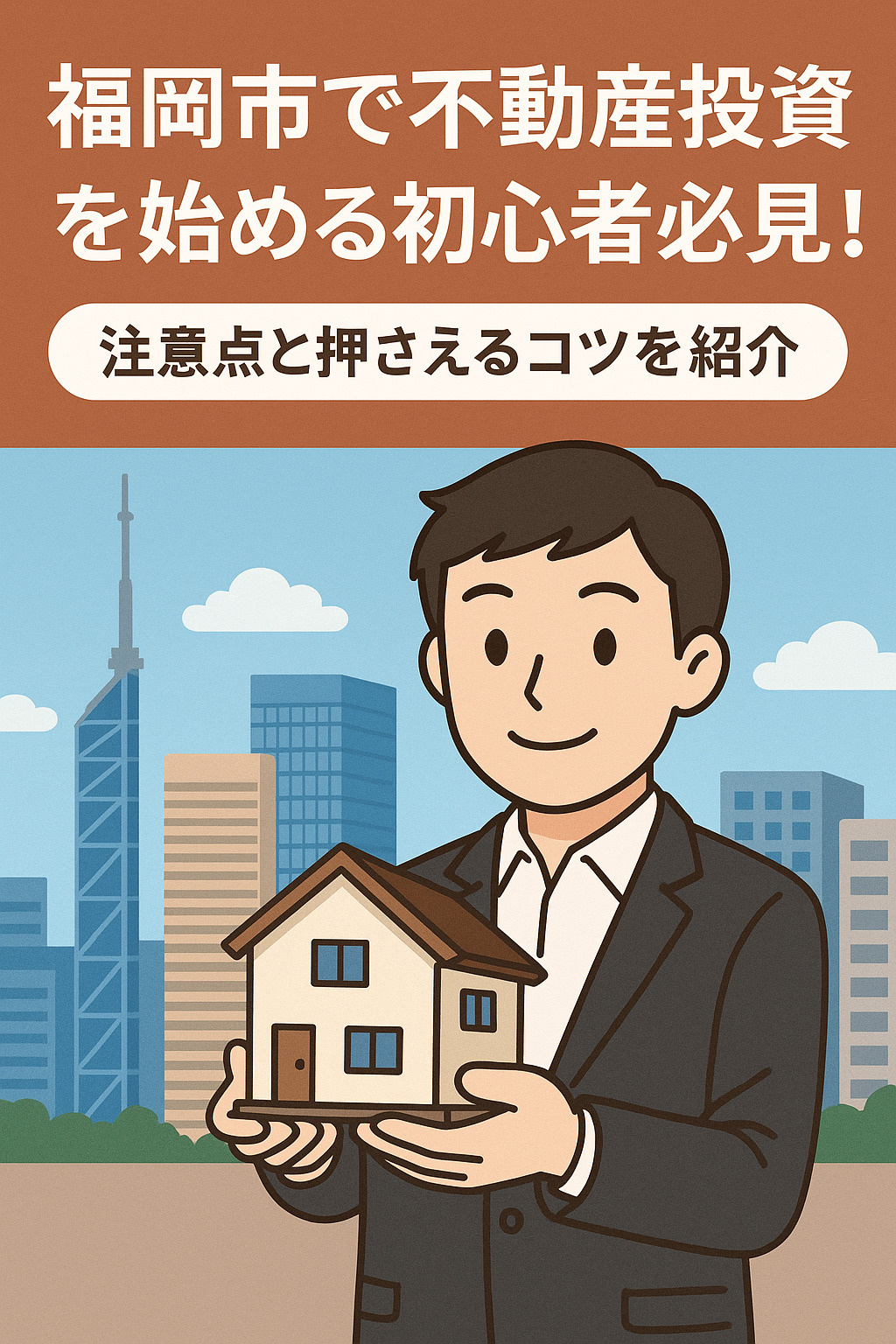 福岡市で不動産投資を始める初心者必見！注意点と押さえるコツを紹介の画像
