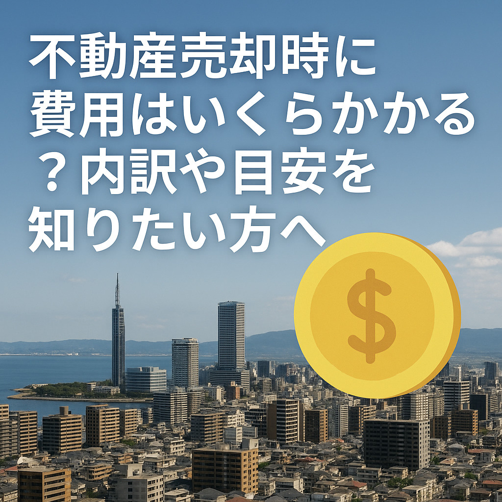 不動産売却時に費用はいくらかかる？内訳や目安を知りたい方への画像