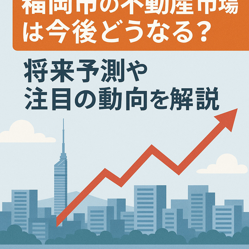福岡市の不動産市場は今後どうなる？将来予測や注目の動向を解説の画像