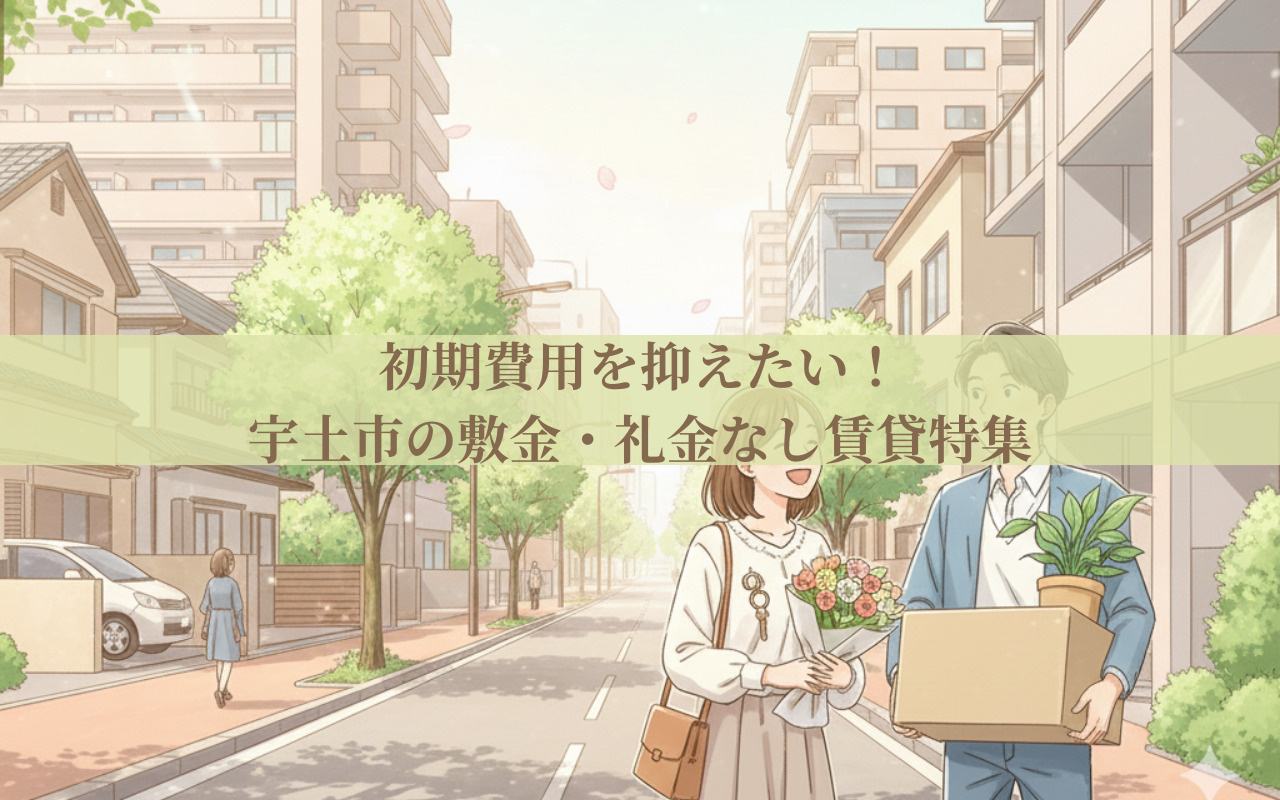 初期費用を抑えたい！宇土市の敷金・礼金なし賃貸特集の画像