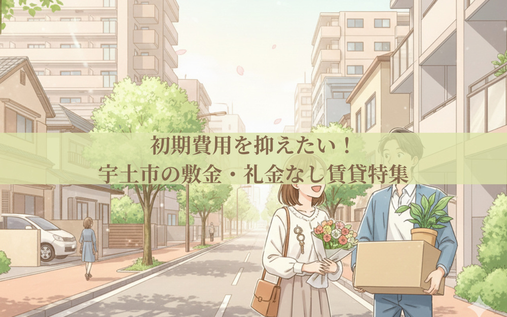 初期費用を抑えたい！宇土市の敷金・礼金なし賃貸特集の画像