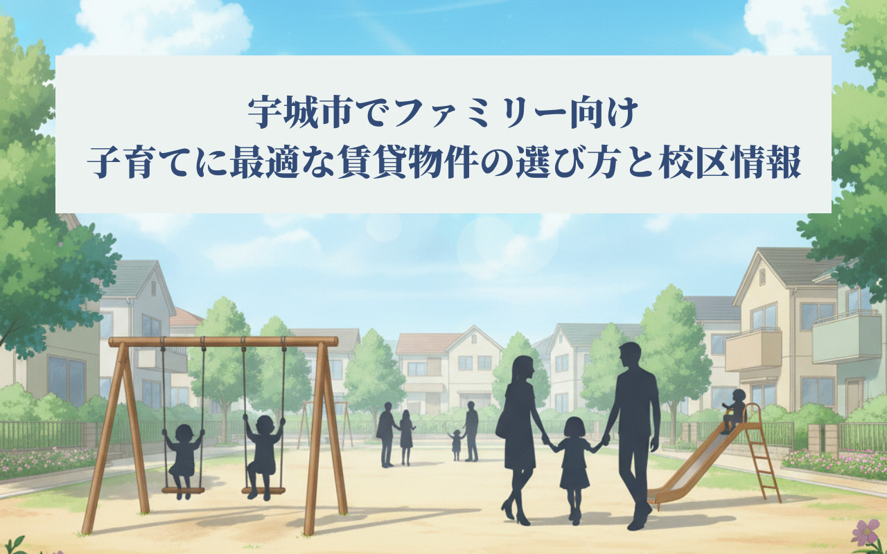 宇城市でファミリー向け｜子育てに最適な賃貸物件の選び方と校区情報の画像