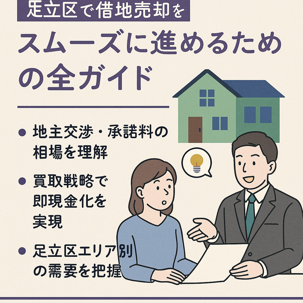 足立区で借地権の売却・買取の画像