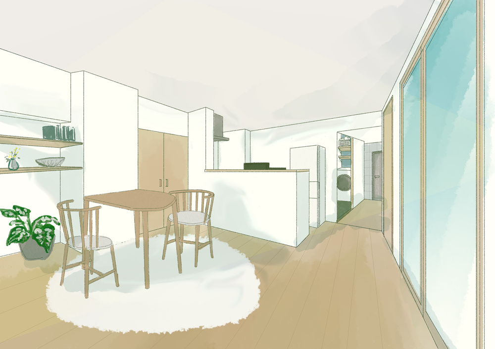 ペットと暮らせる好条件♪中古リノベにおススメの駅近マンション！―日商岩井朱雀マンション10階―の画像