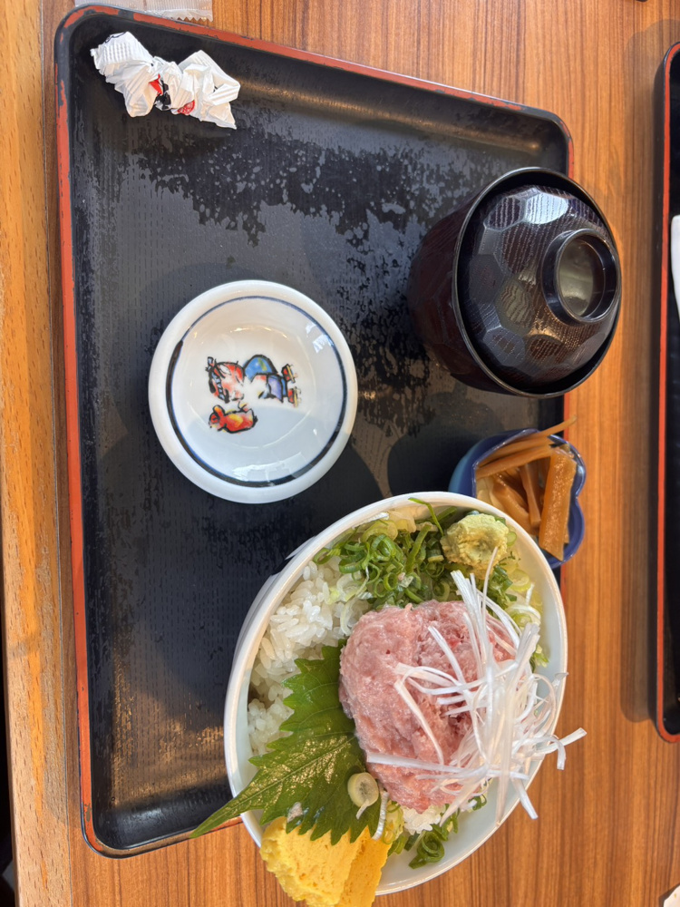 がってん食堂大島屋でネギトロ丼ランチ！の画像