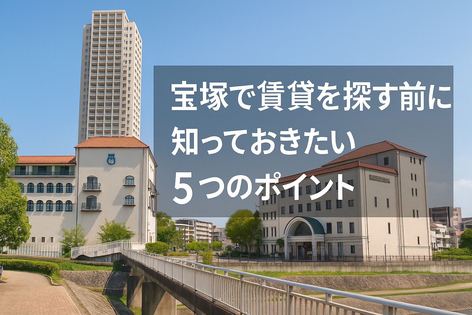 宝塚で賃貸物件を探す前に知っておきたい5つのポイントの画像