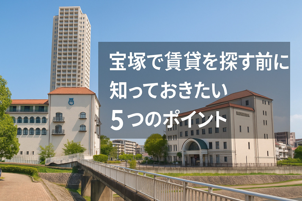 宝塚で賃貸物件を探す前に知っておきたい5つのポイントの画像