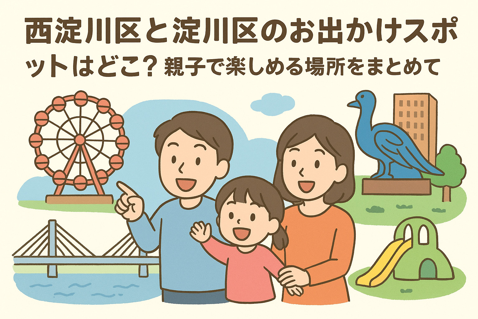 西淀川区と淀川区のお出かけスポットはどこ？親子で楽しめる場所をまとめて紹介の画像