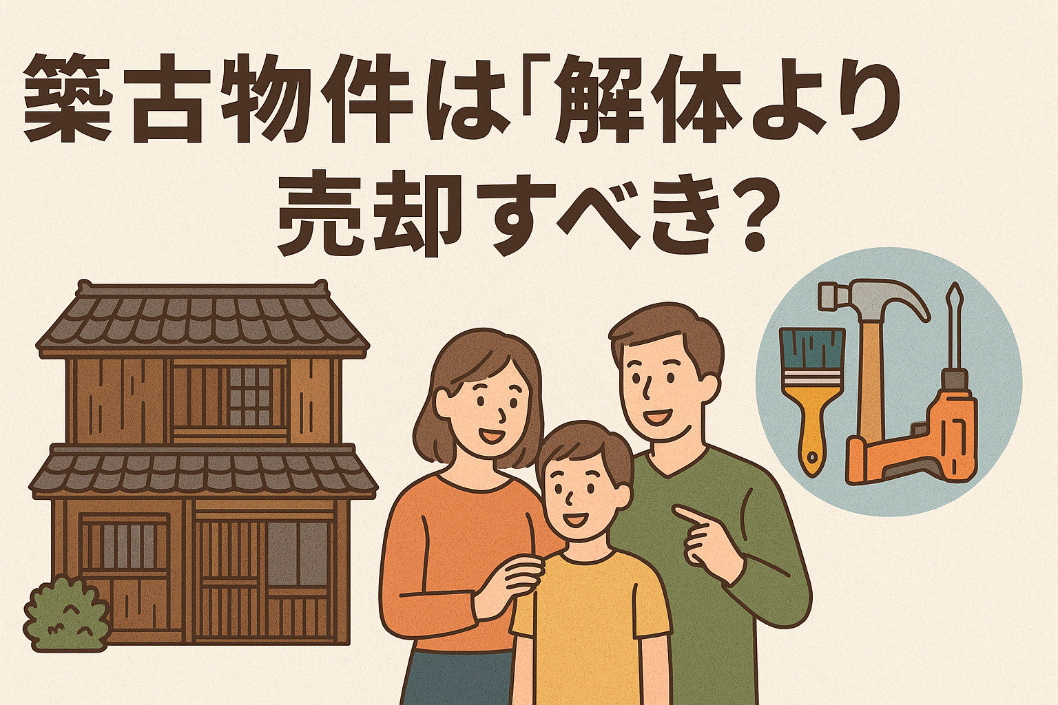 築古物件は“解体”より“売却”すべき？の画像