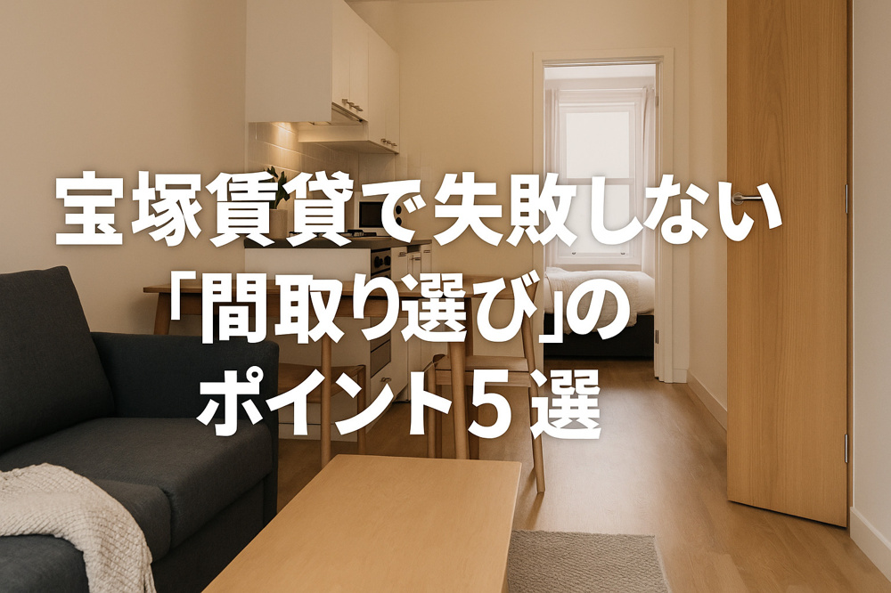 宝塚賃貸で失敗しない“間取り選び”のポイント5選の画像