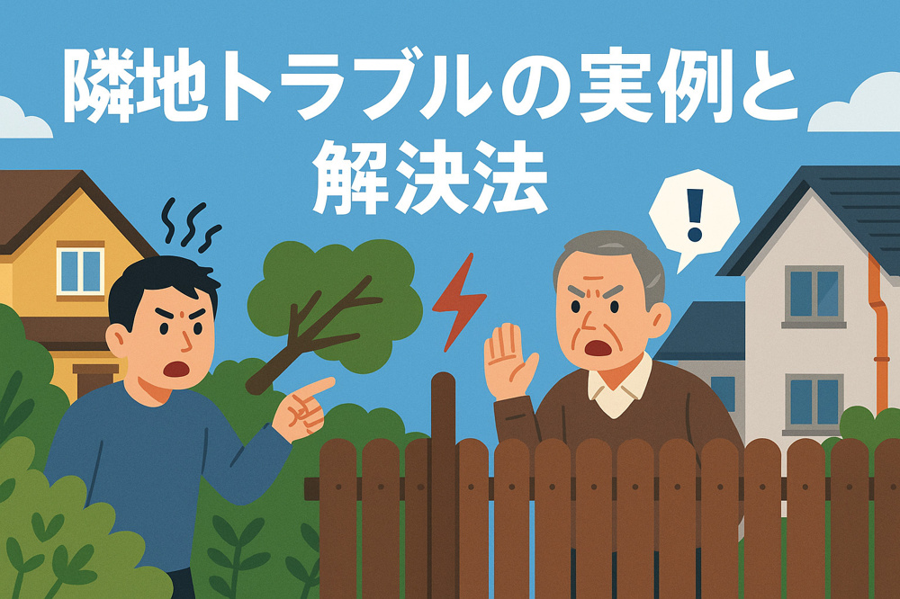 隣地トラブルの実例と解決法の画像