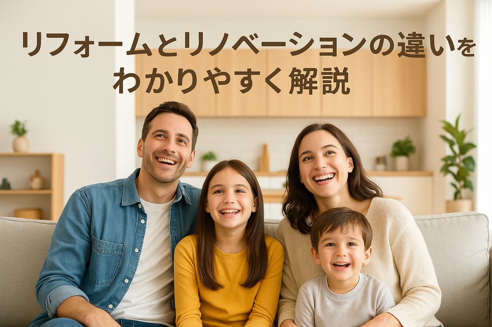 リフォームとリノベーションの違いの画像
