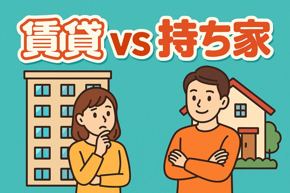 賃貸 vs 持ち家：ライフステージ別で考えるメリット・デメリットの画像