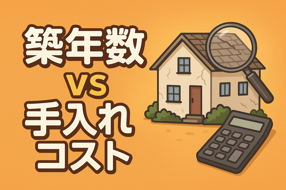 築年数 vs 手入れコスト：中古住宅・マンションを長く住むための維持費分析の画像