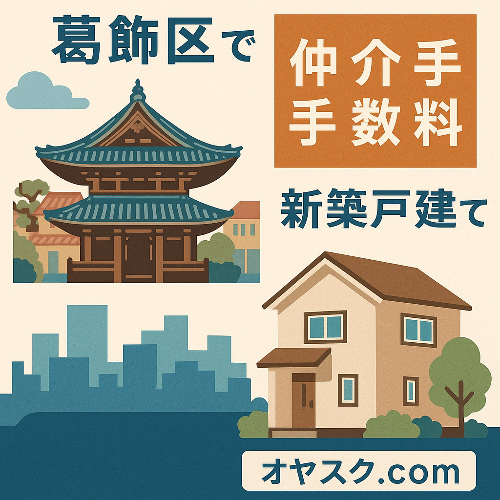 葛飾区で新築戸建てを仲介手数料無料で購入の画像