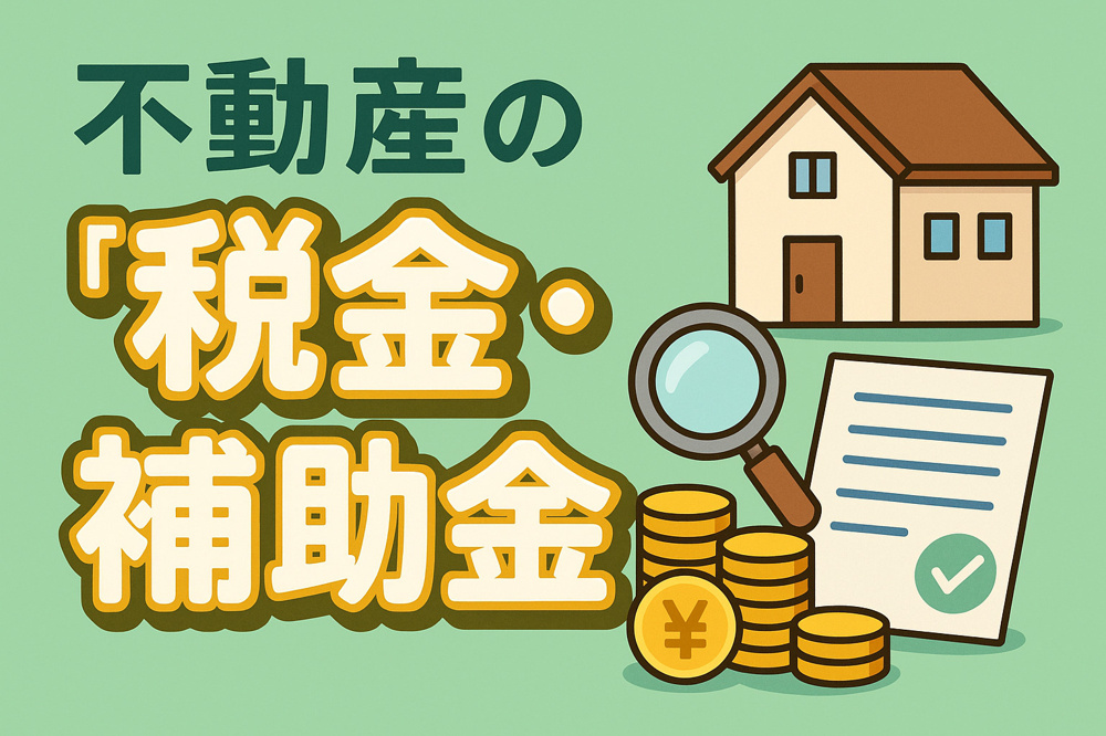 不動産取得時の “税金・補助金” 最新情報５選の画像