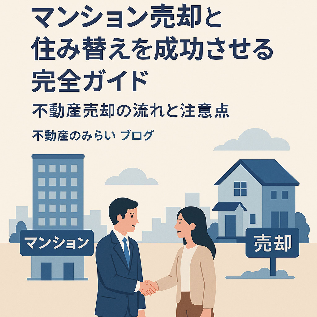 足立区でマンション売却と住み替えを成功させる完全ガイド｜不動産売却の流れと注意点の画像