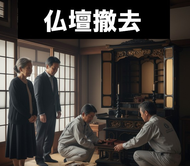 空き家に残された仏壇の処分方法の画像