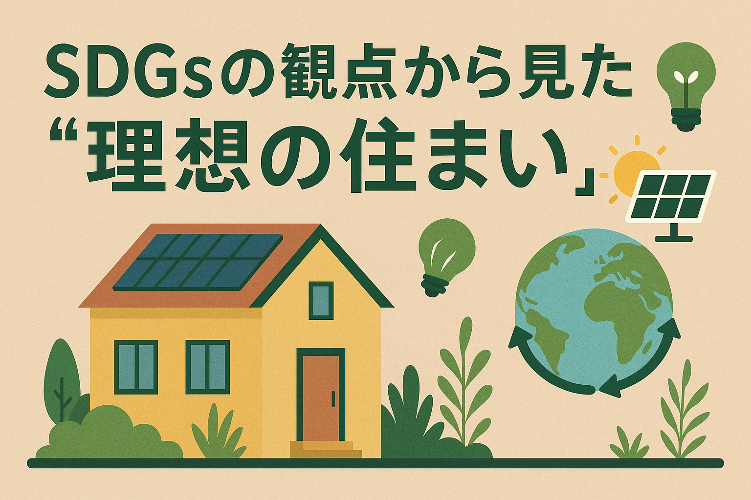 SDGsの観点から見た“理想の住まい”の画像
