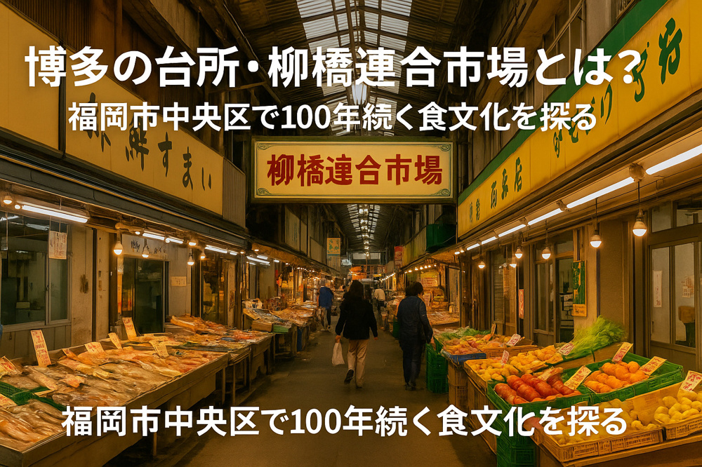 博多の台所、柳橋連合市場とは！(雰囲気最高です)の画像