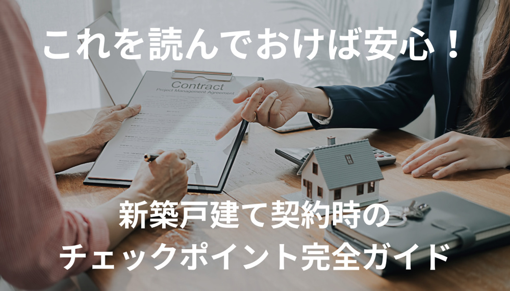 【2025年最新】新築戸建て契約時のチェックポイント完全ガイド｜重要事項説明書の読み方・契約書確認事項・特約条項の注意点・値引き交渉術・キャンセルリスク徹底解説｜福岡県版｜建売ナビの画像