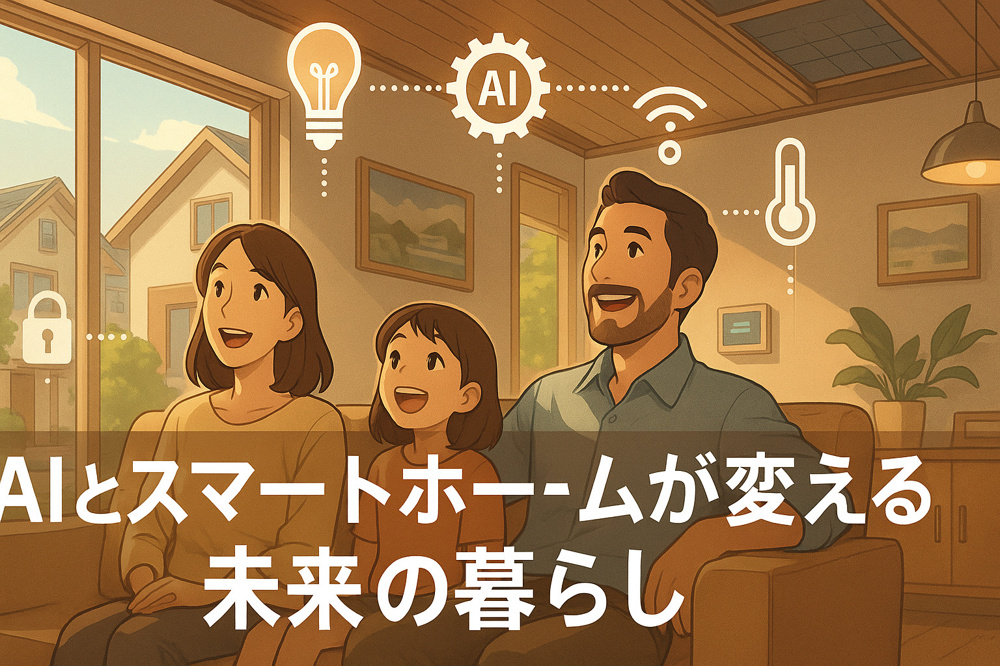 AIとスマートホームが変える未来の暮らしの画像